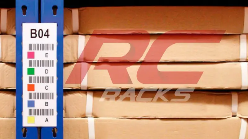 ¿Cómo etiquetar racks industriales en logística?