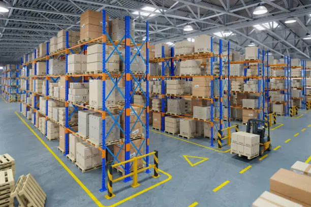 Proyecto de almacén con racks diseñado por RC Racks