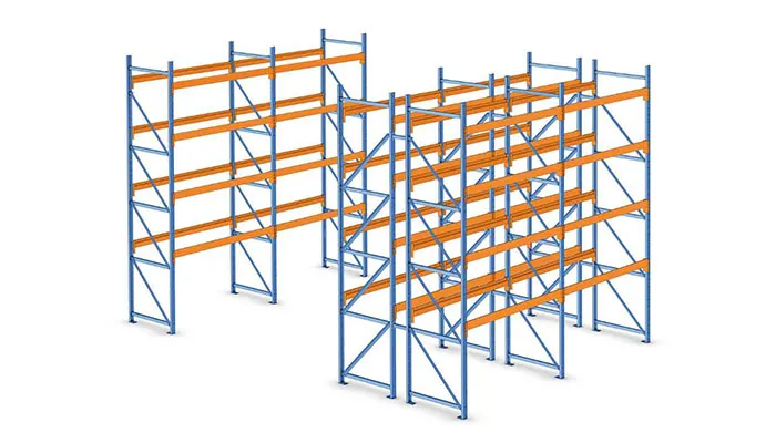 Rack estructural de RC Racks con perfiles atornillados para carga pesada